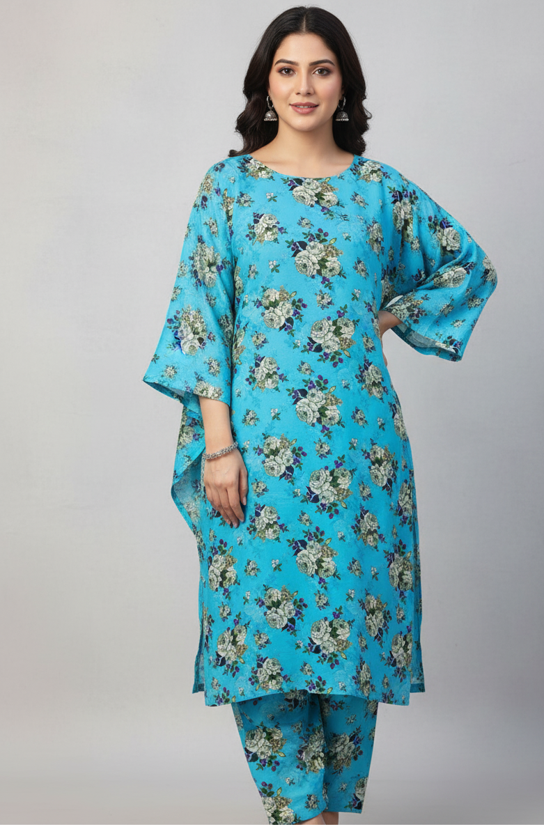 2 Pcs Unstitched Khaddar Ladies Suit 561