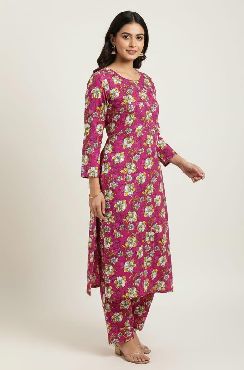 2 Pcs Ladies Suit  Des  108